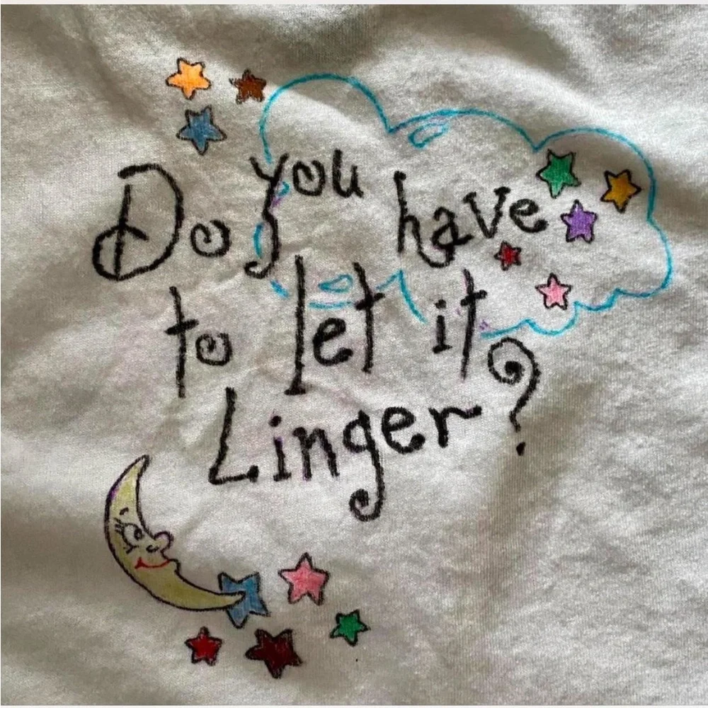 The Linger hand drawn tee - Picture 4 of 5